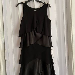 Women’s black tiered dress